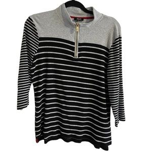 Jones New York Striped Top